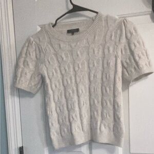 STATE Cable Knit Sweater in Cream